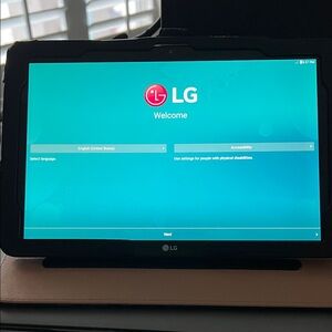 LG GPad X 10.1 Tablet with case